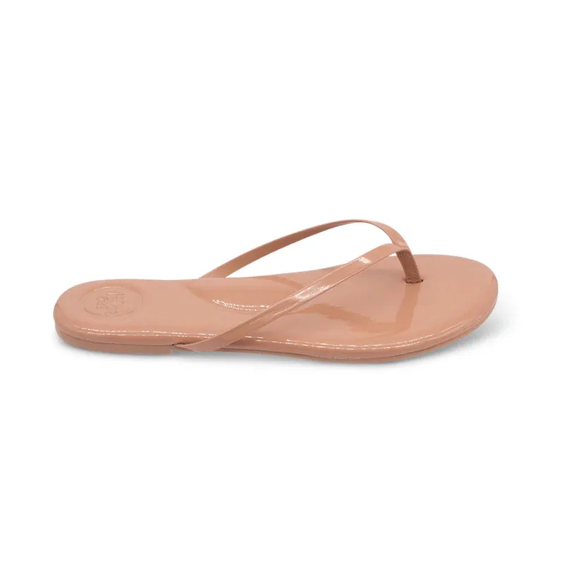 Solei Sea Indie Sandal in Light Nude Patent
