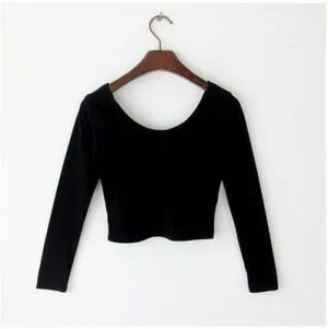 Solid Crop Shirt