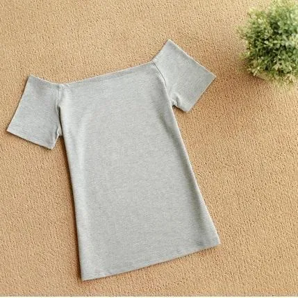 Solid Off-Shoulder