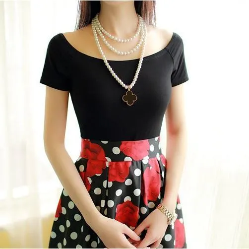 Solid Off-Shoulder