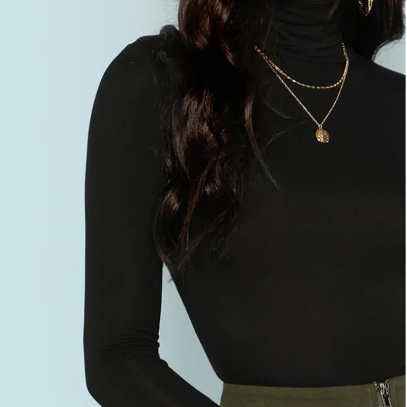 Solid Stand Collar Shirt