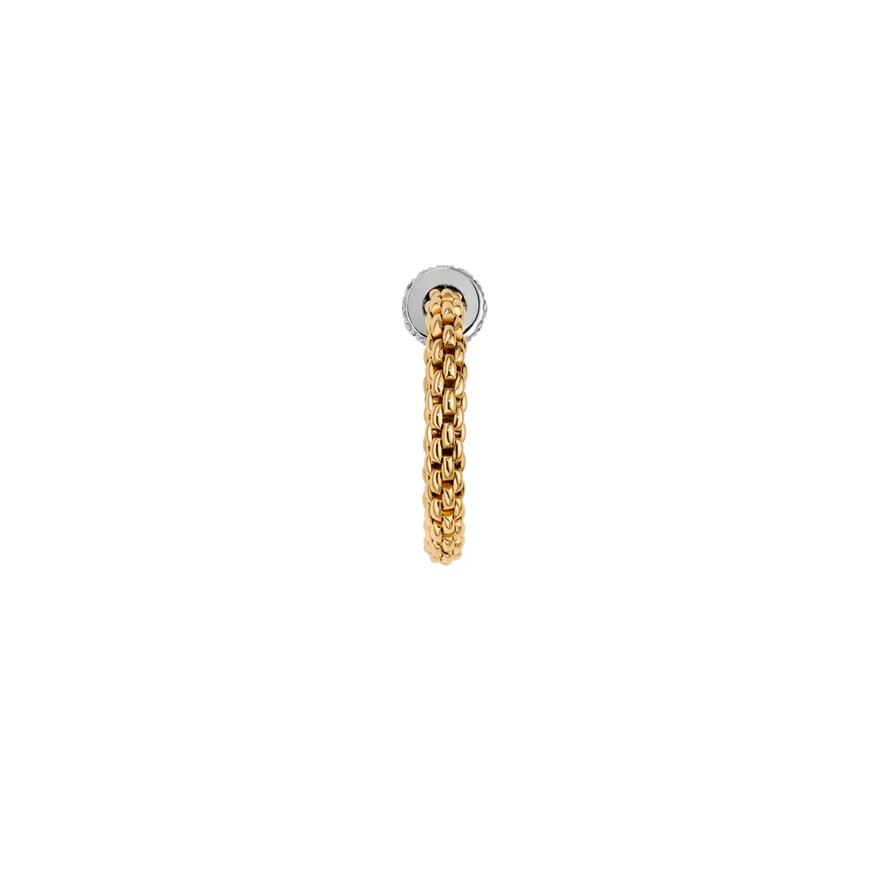 Solo 18K Yellow Gold & Diamond Rondel Ring