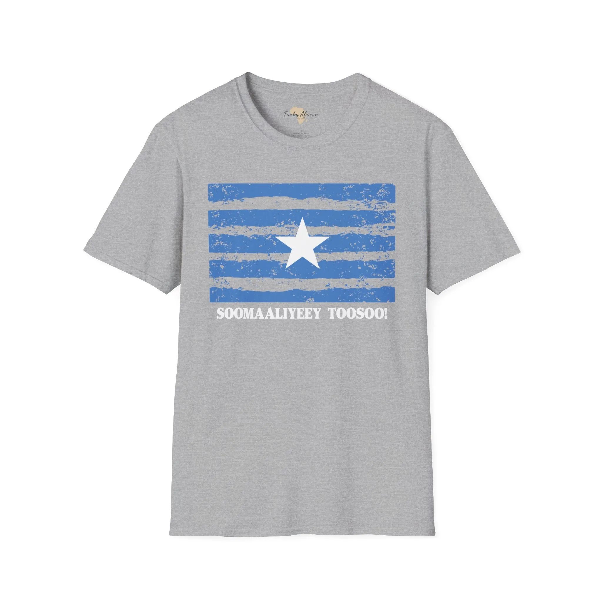 Somalia strip unisex softstyle tee