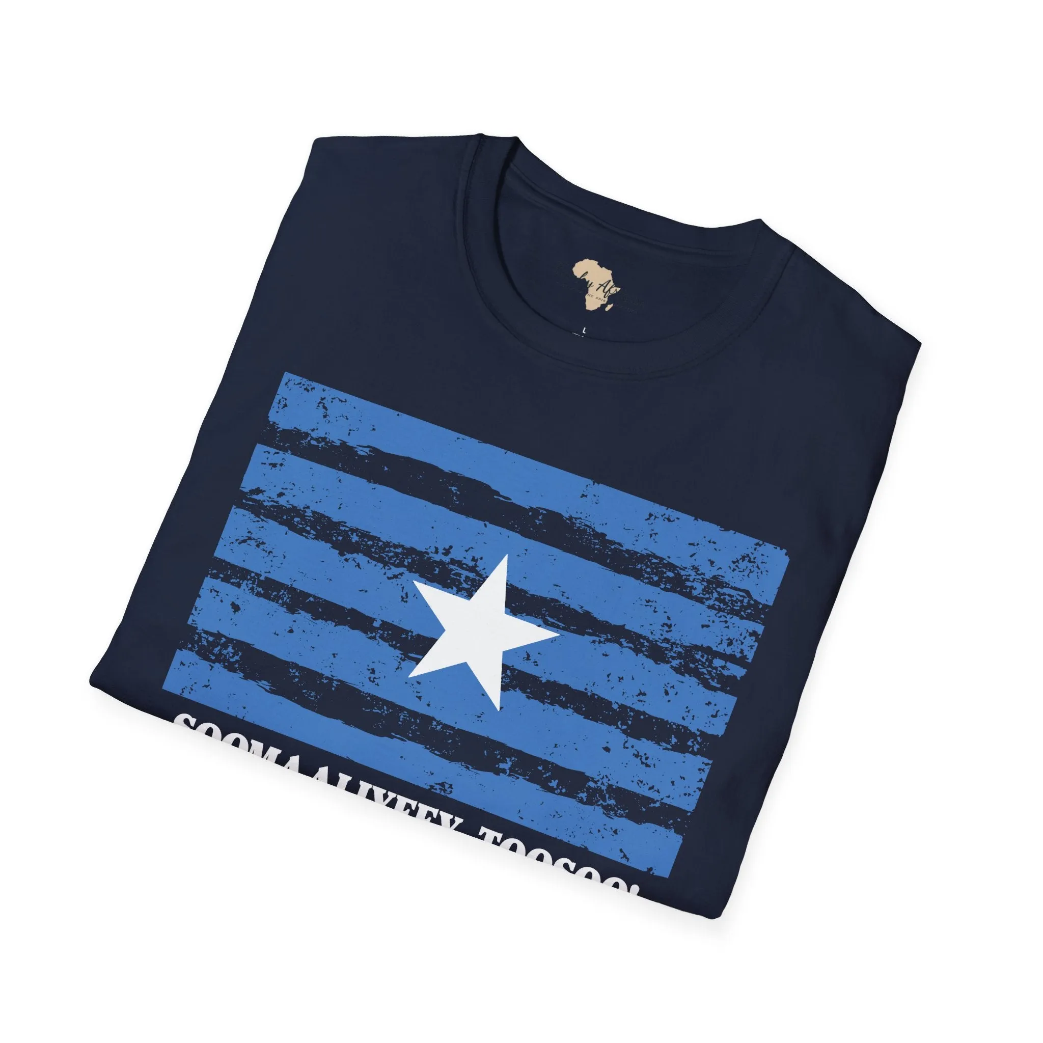 Somalia strip unisex softstyle tee