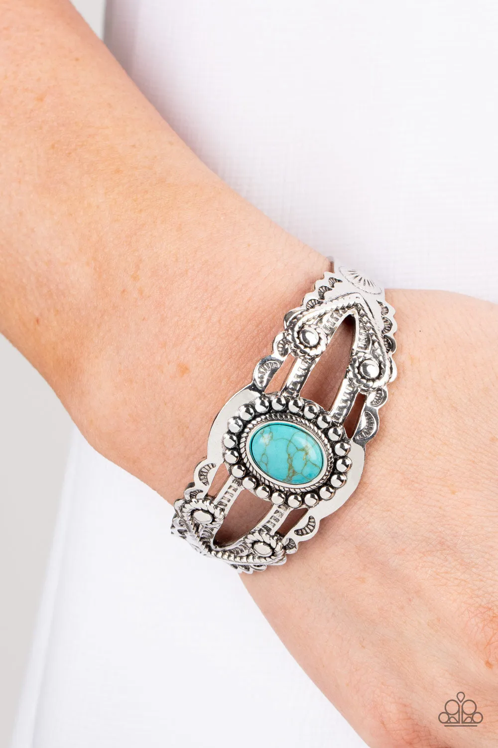 Sonoran Soul Searcher - Blue (Turquoise) Bracelet
