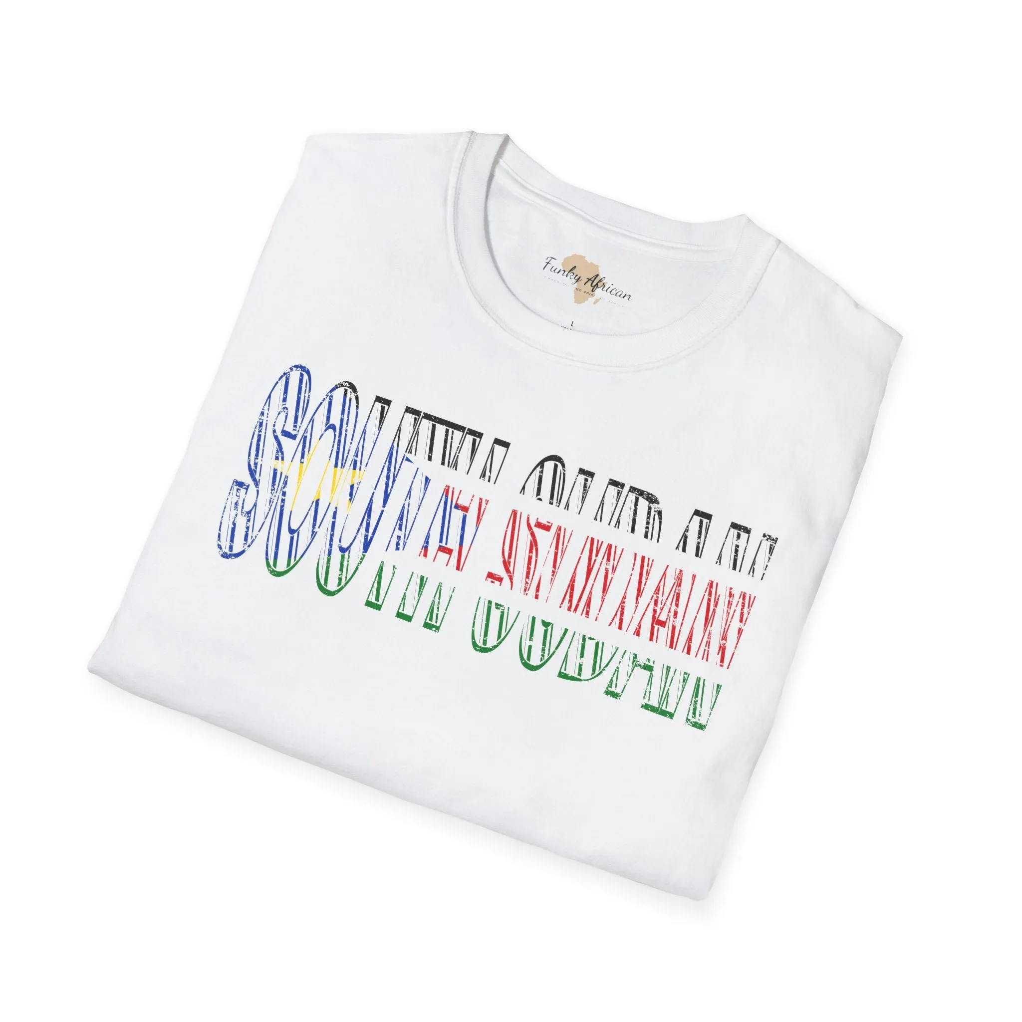 South Sudan text unisex softstyle tee