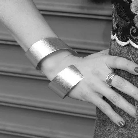 Spiral Silver Cuff