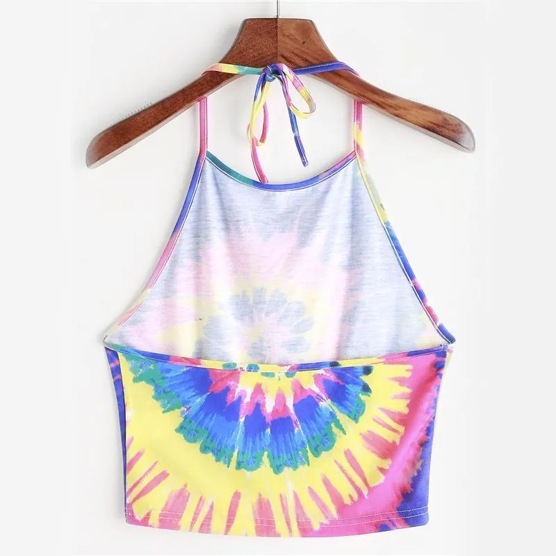 Spiral Tie Dye Crop Top