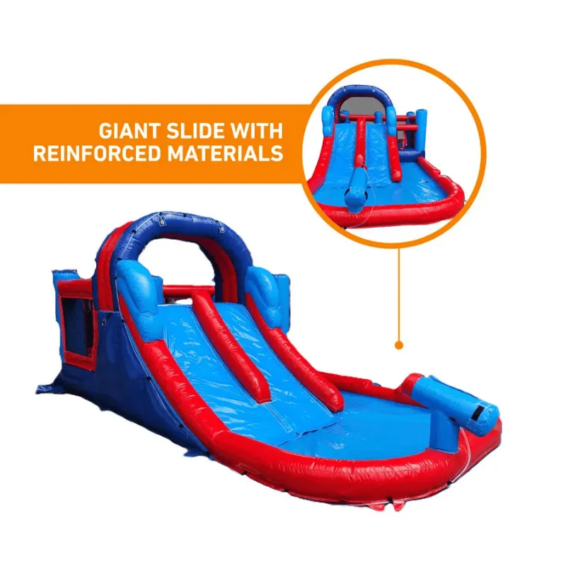 Splash Zone Racer Pro with Inflatable Water Slide