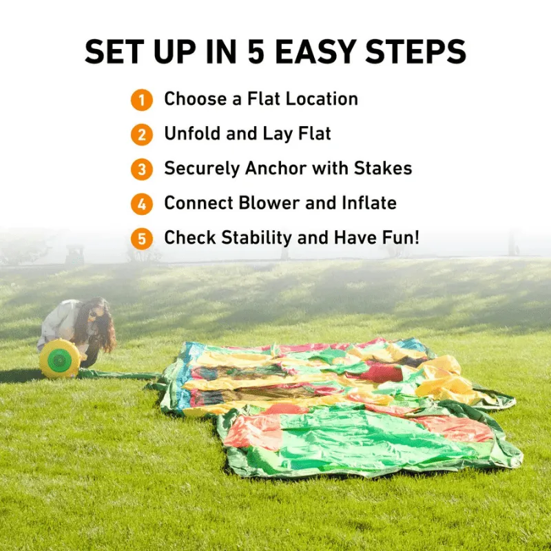 Splash Zone Racer Pro with Inflatable Water Slide