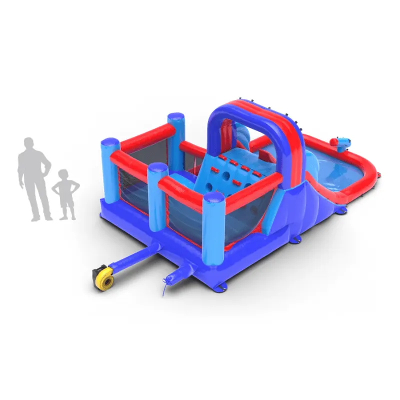 Splash Zone Racer Pro with Inflatable Water Slide