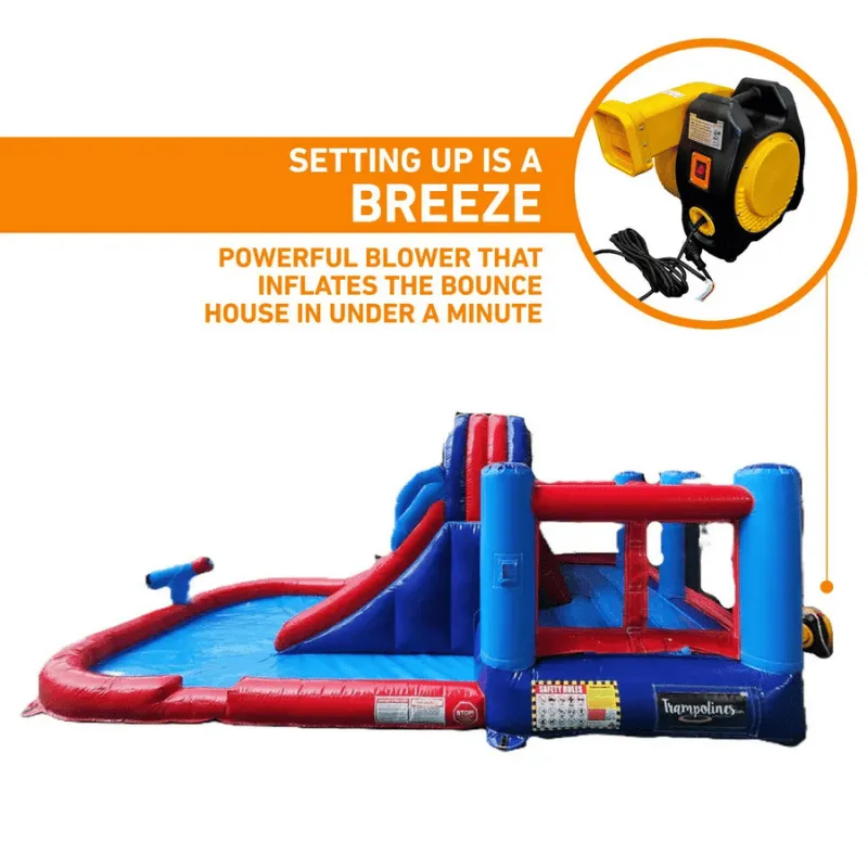 Splash Zone Racer Pro with Inflatable Water Slide