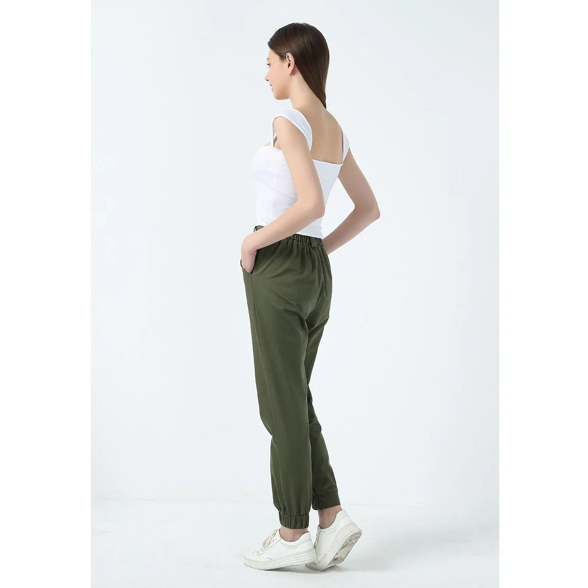 Square Neck Crop Tank Top