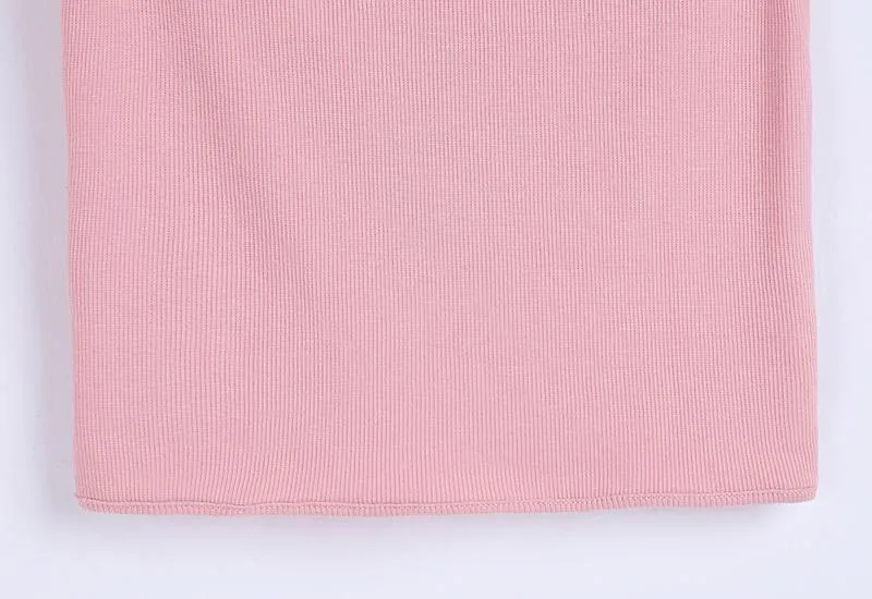 Square Neck Crop Tank Top