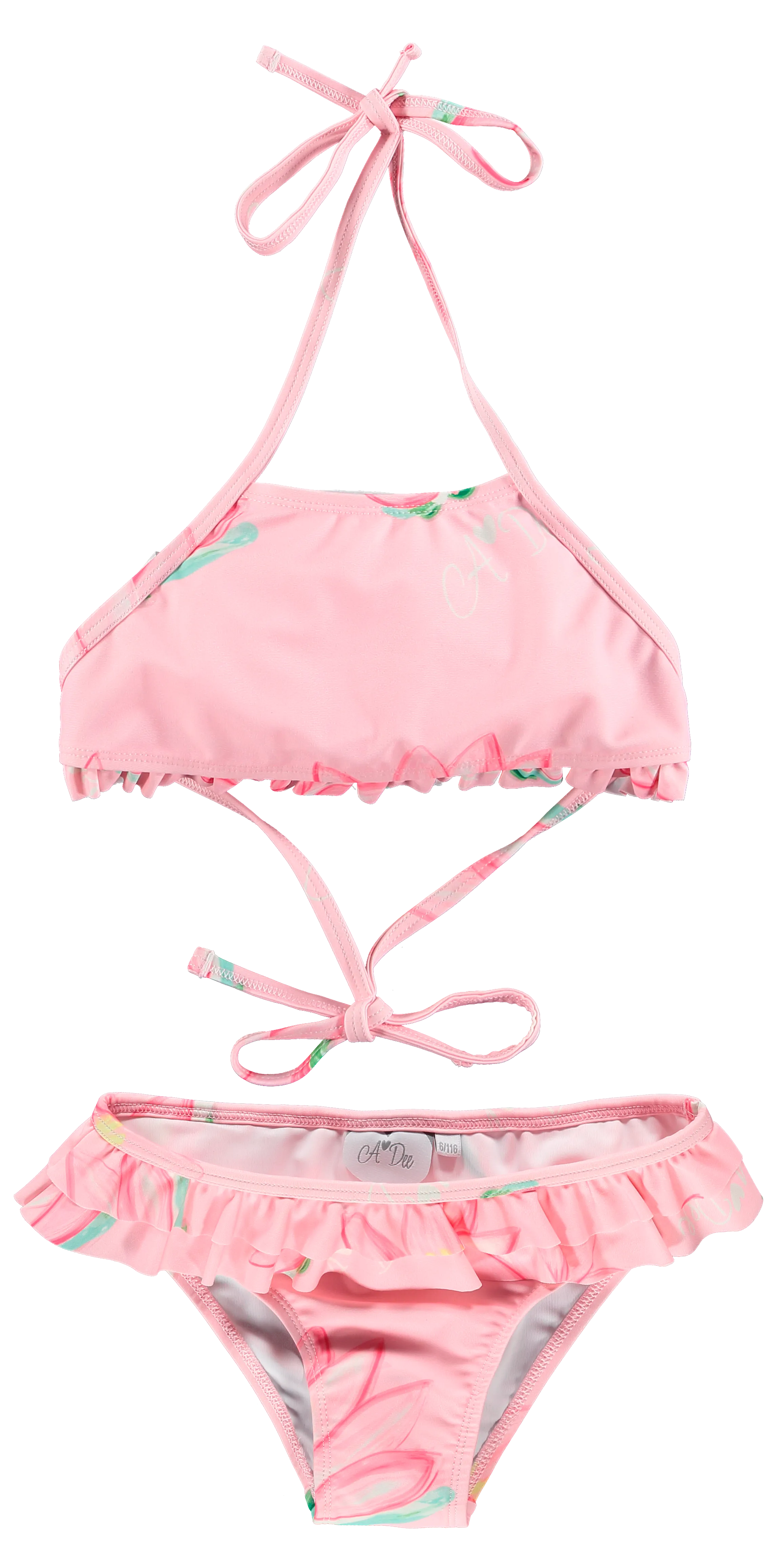 SS19 A Dee Girls Becky Pink Waterlily Bikini