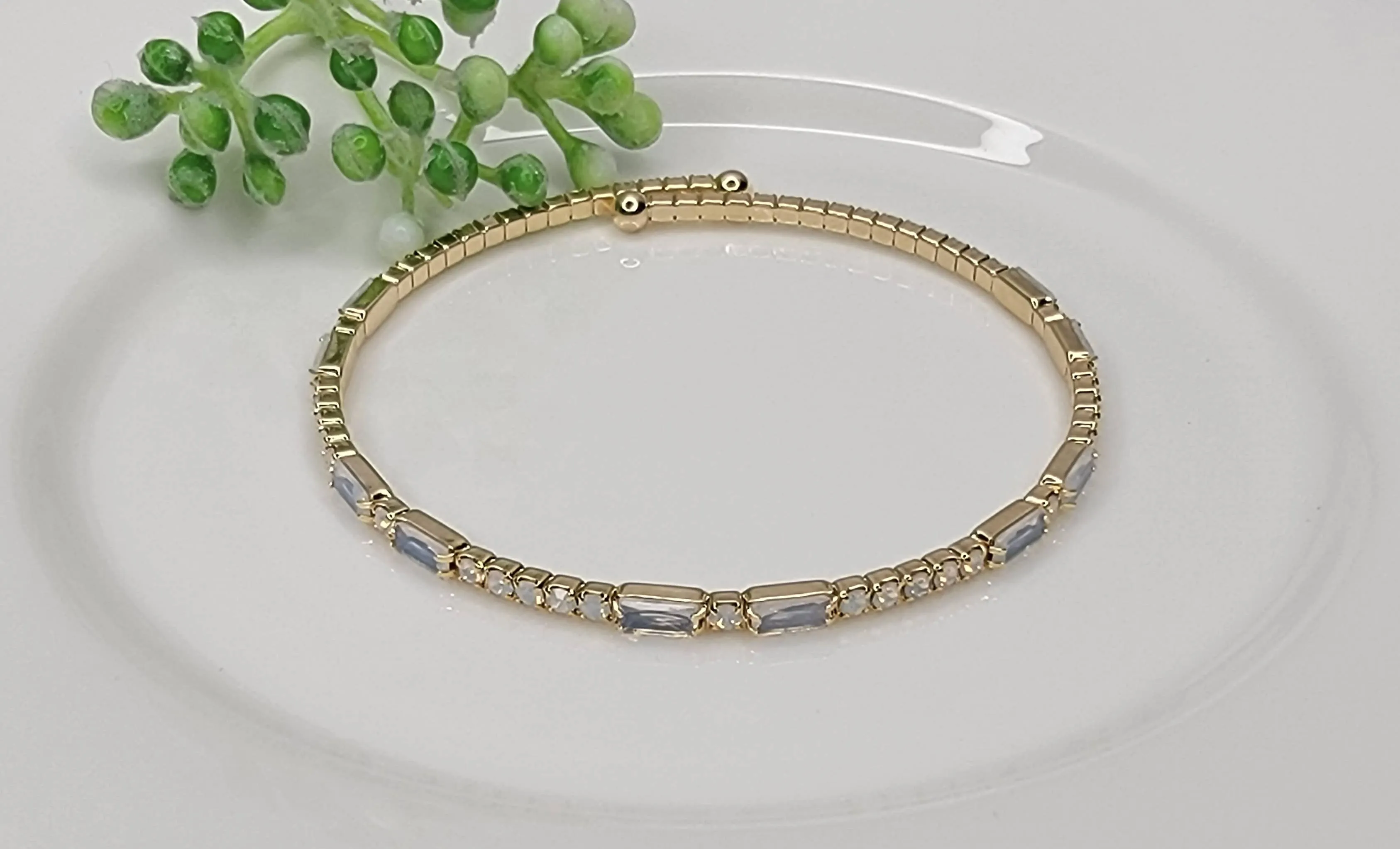 Stackable Rhinestone Bracelets