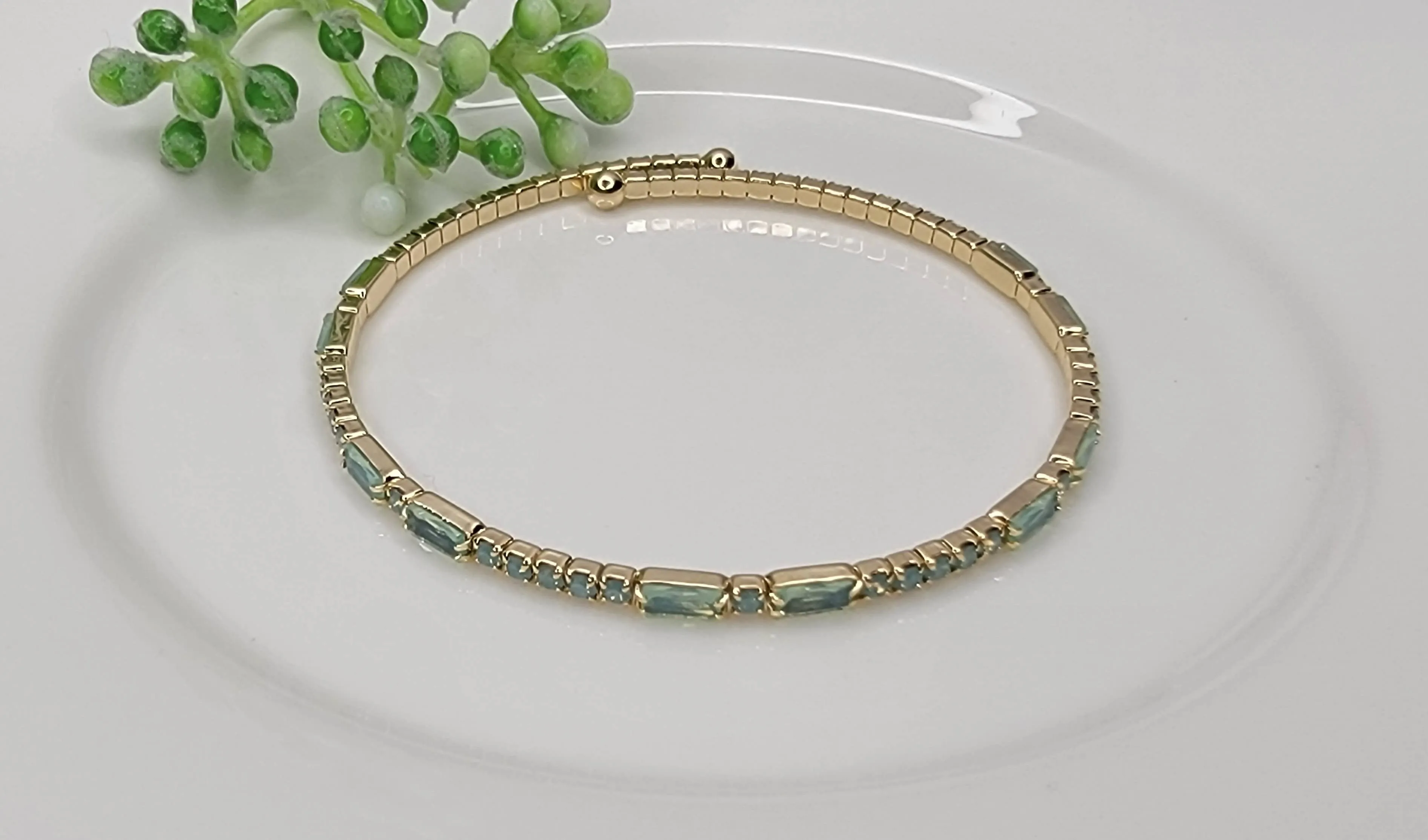 Stackable Rhinestone Bracelets
