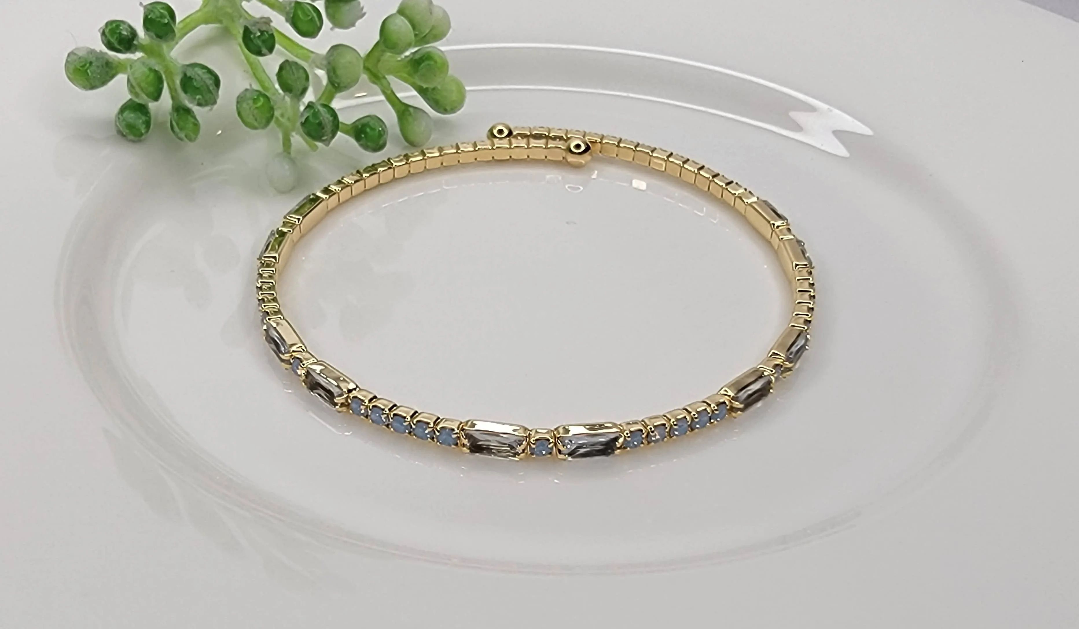Stackable Rhinestone Bracelets