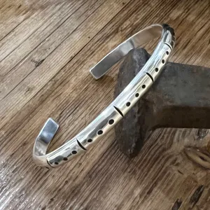 Stamped Sterling Silver Cuff Bracelet