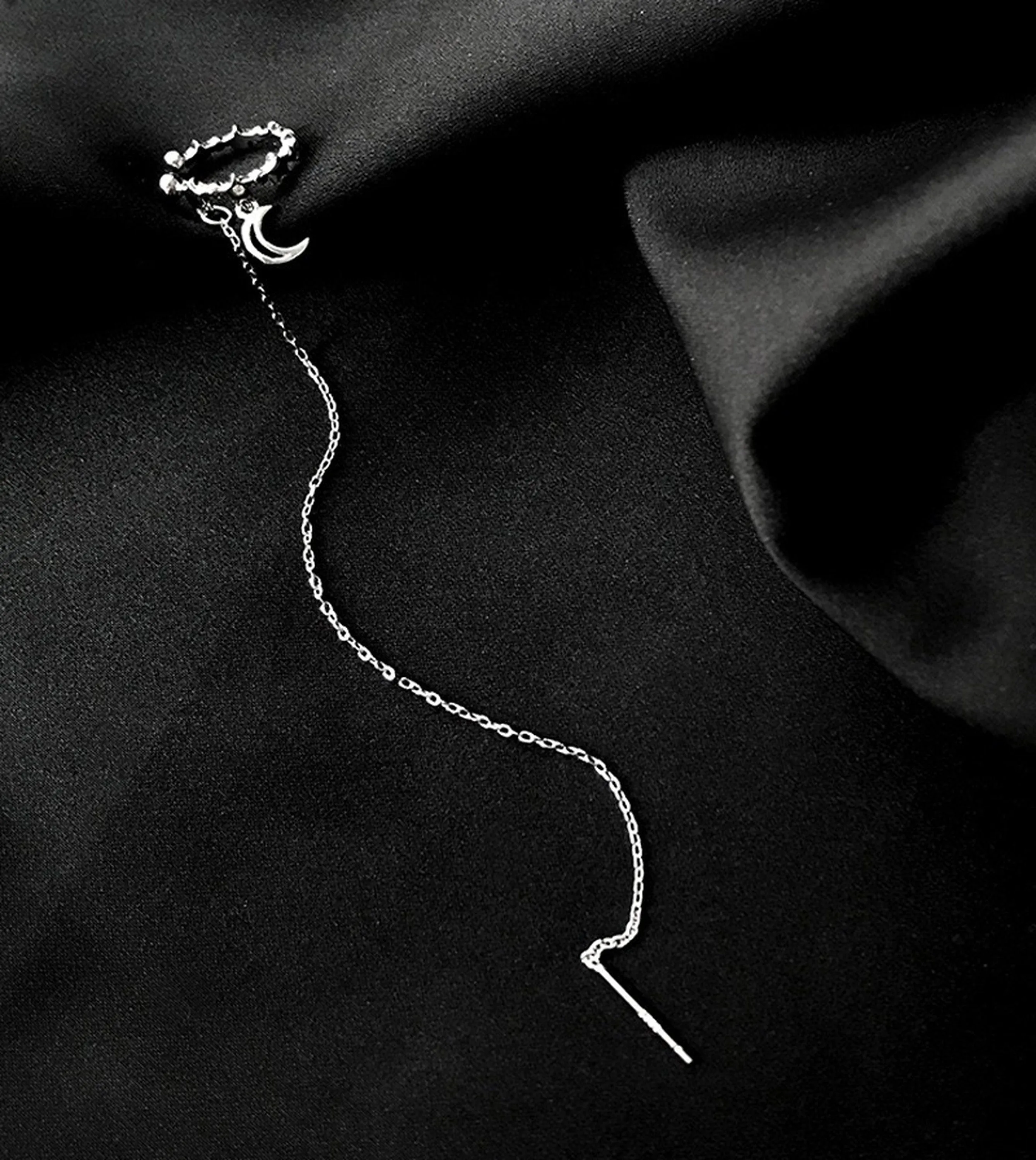 Star and Moon Ear Cuff Threader