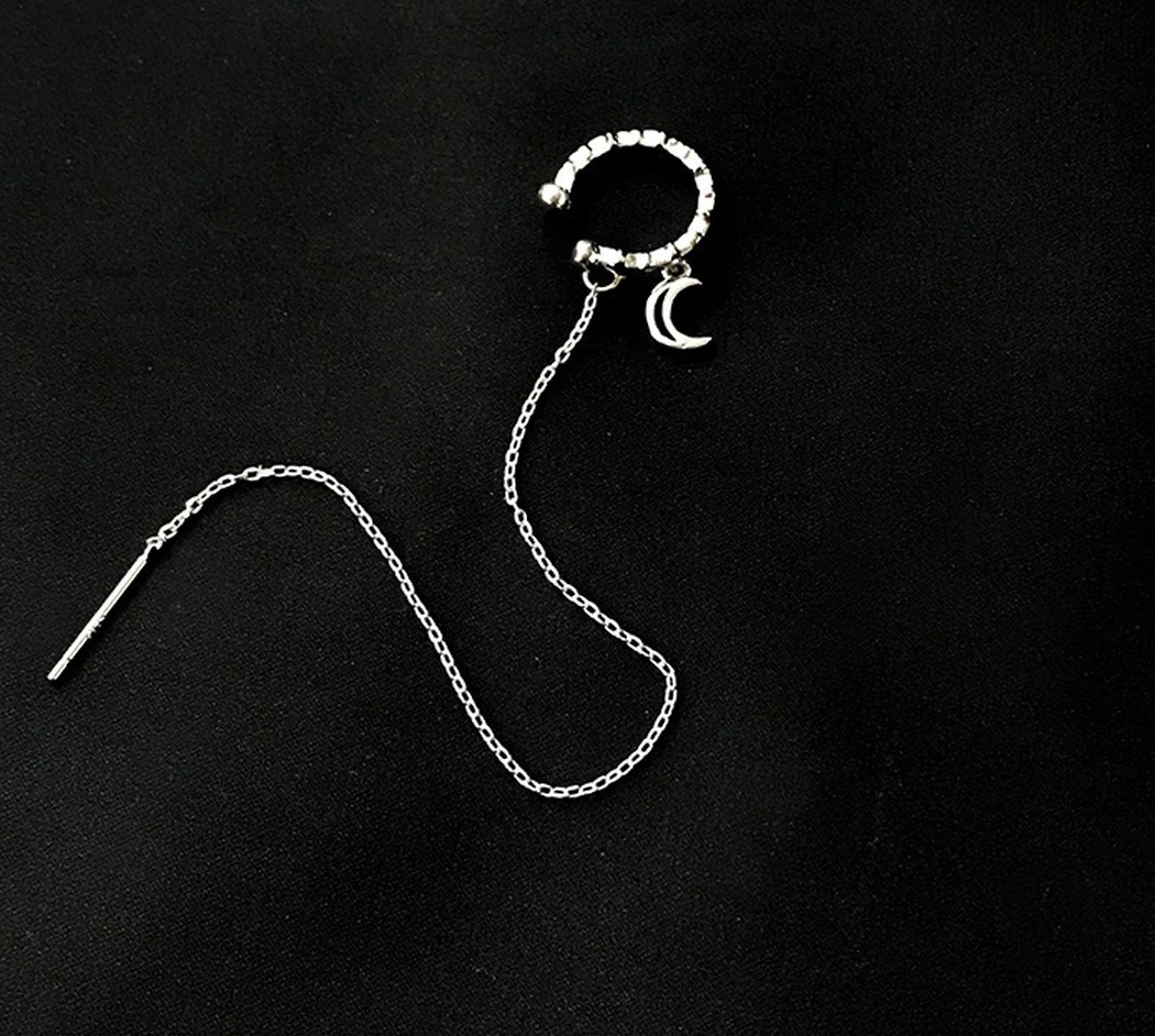 Star and Moon Ear Cuff Threader