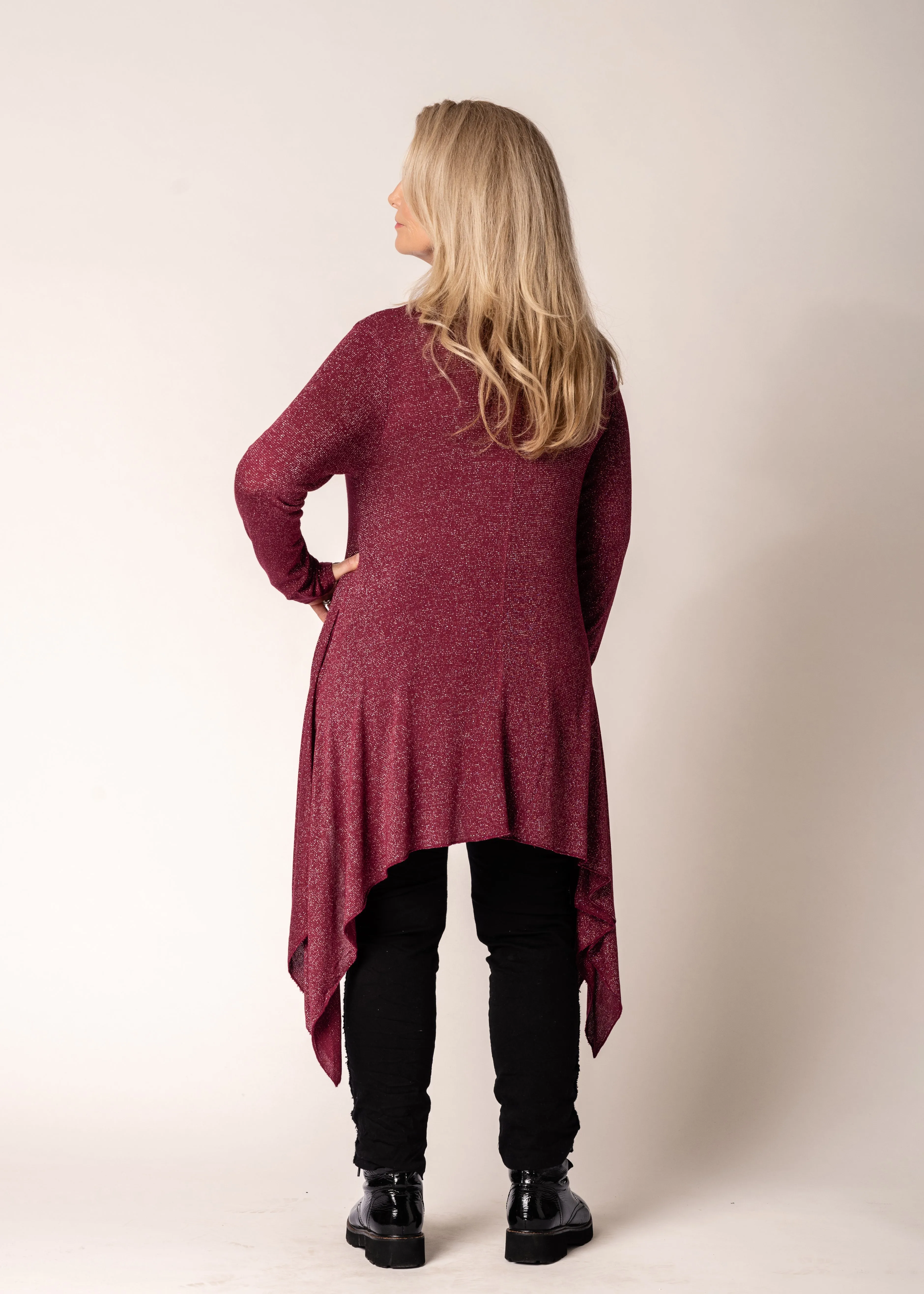 Stephie Top in Mulberry Wine