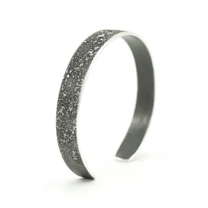 Sterling Silver Cuff Bracelet with Organic Texturing