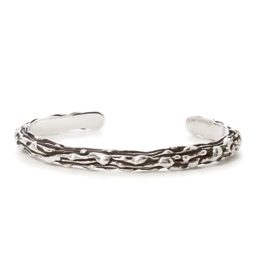Sterling silver 'enigma' cuff