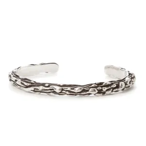Sterling silver 'enigma' cuff
