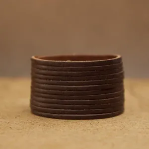 STRANDS Cuff – Chocolate Brown