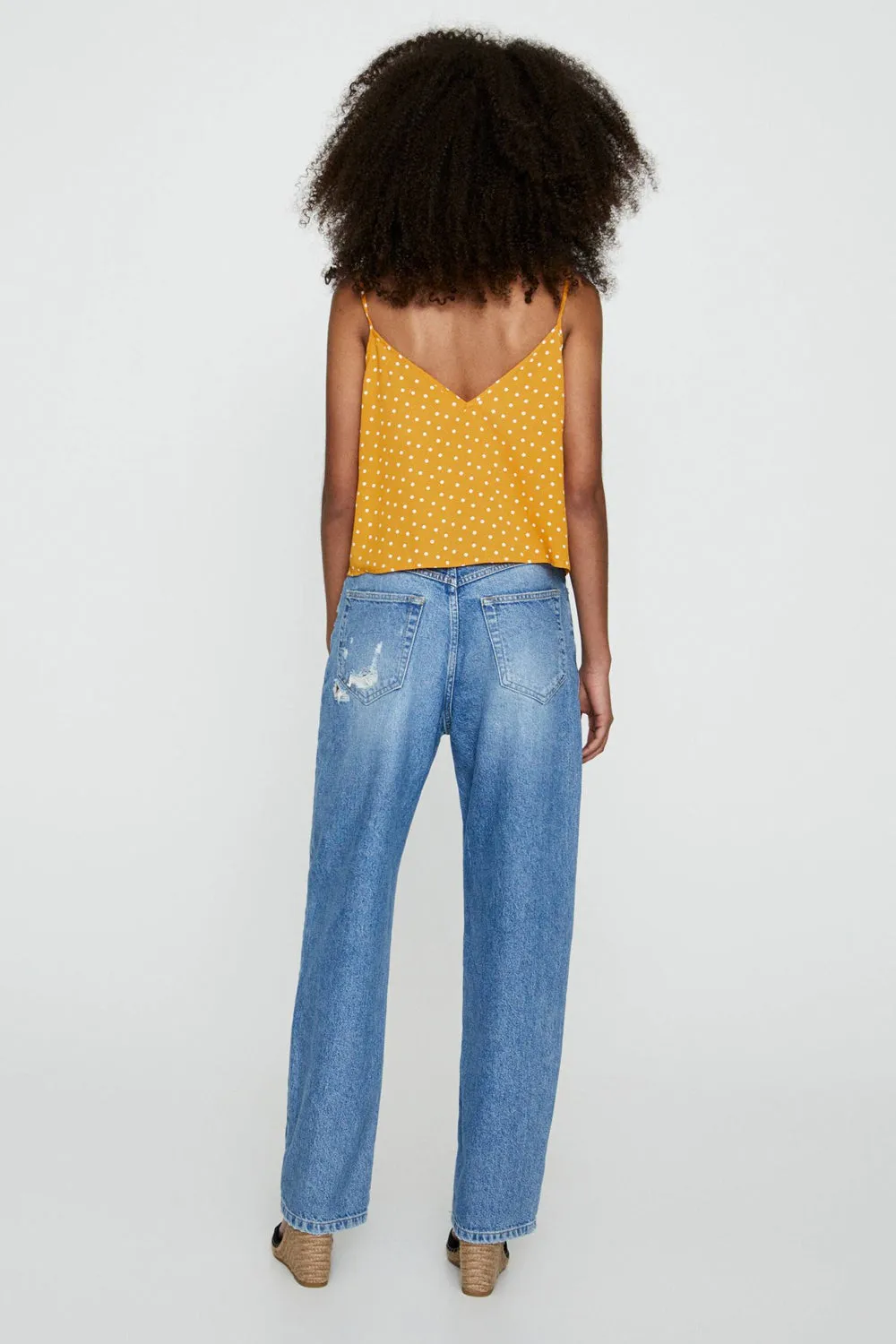 Strappy Top With Front Knot