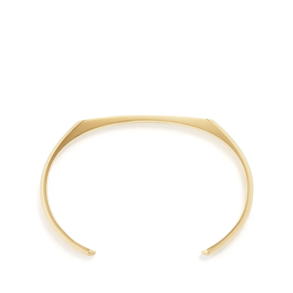 Streamline® Narrow Cuff Bracelet in 18K Gold, Size Large
