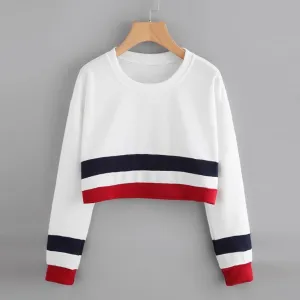 Striped Crop Shirt