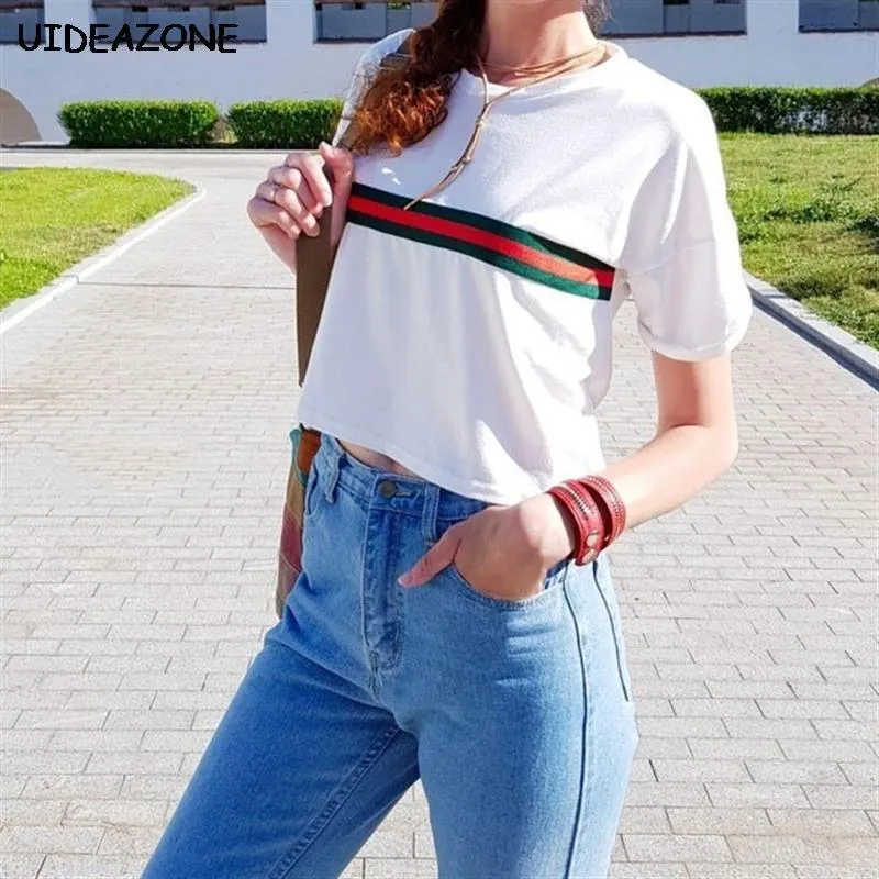 Striped Crop T-Shirt