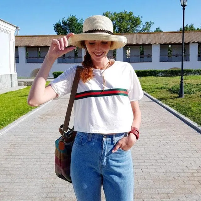Striped Crop T-Shirt