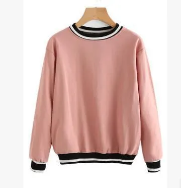 Striped Patchwork Sweatshirt