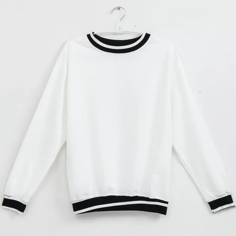 Striped Patchwork Sweatshirt