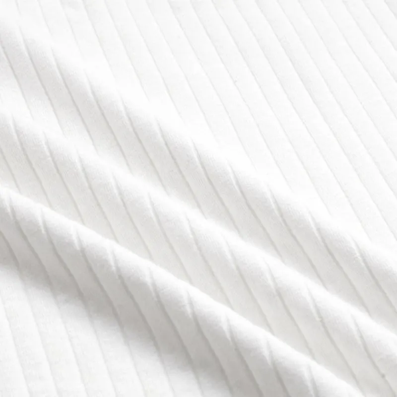Striped Stand Collar T-Shirt