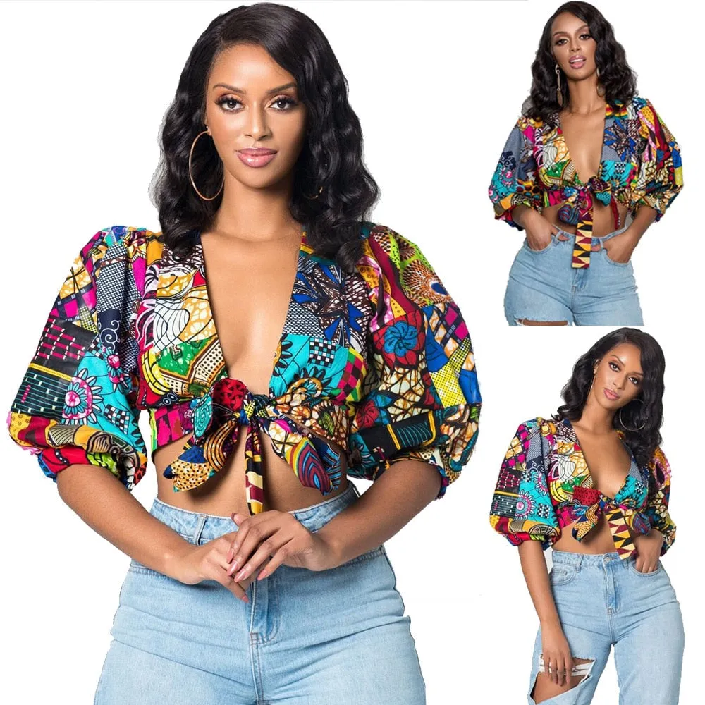 Summer African Women's Top