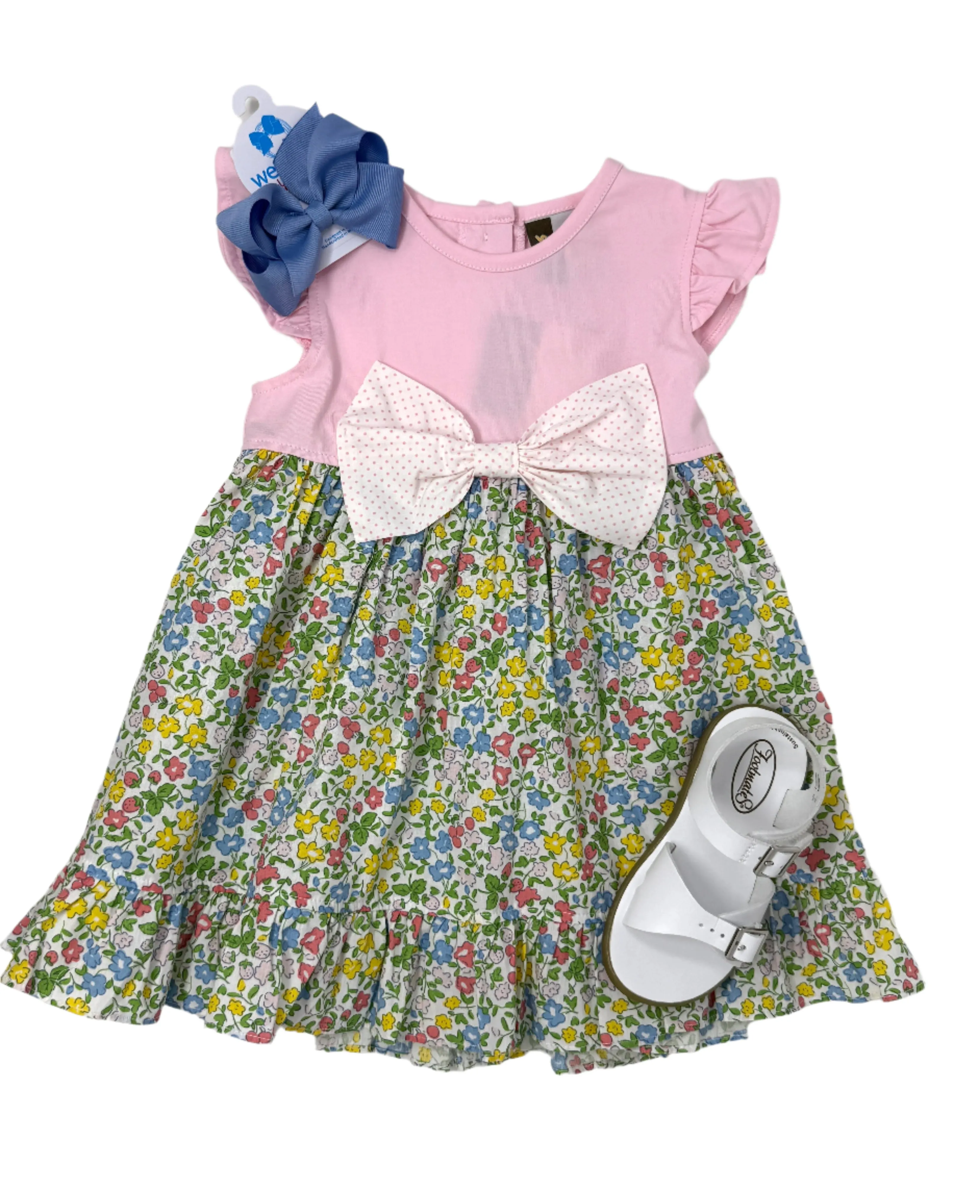 Summer Blooms Bow Dress
