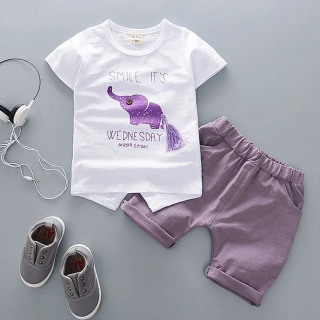 Summer Clothing Sets Newborn Baby