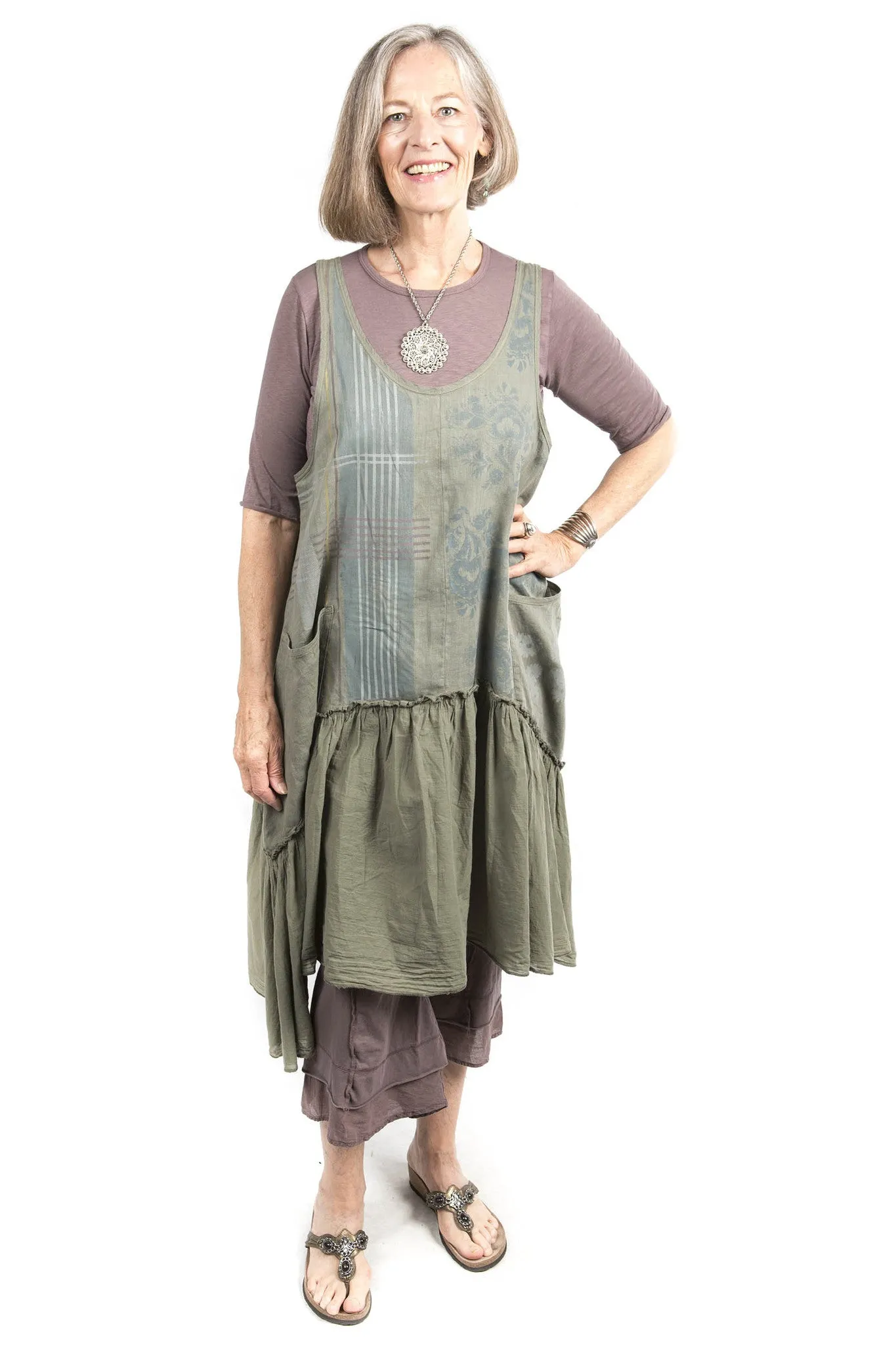 Summer Frock Printed-Blue Fish Clothing