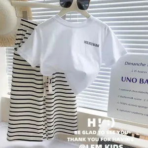 Summer Girls T-Shirt Clothing Set