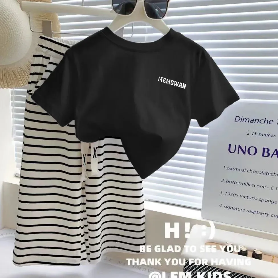 Summer Girls T-Shirt Clothing Set