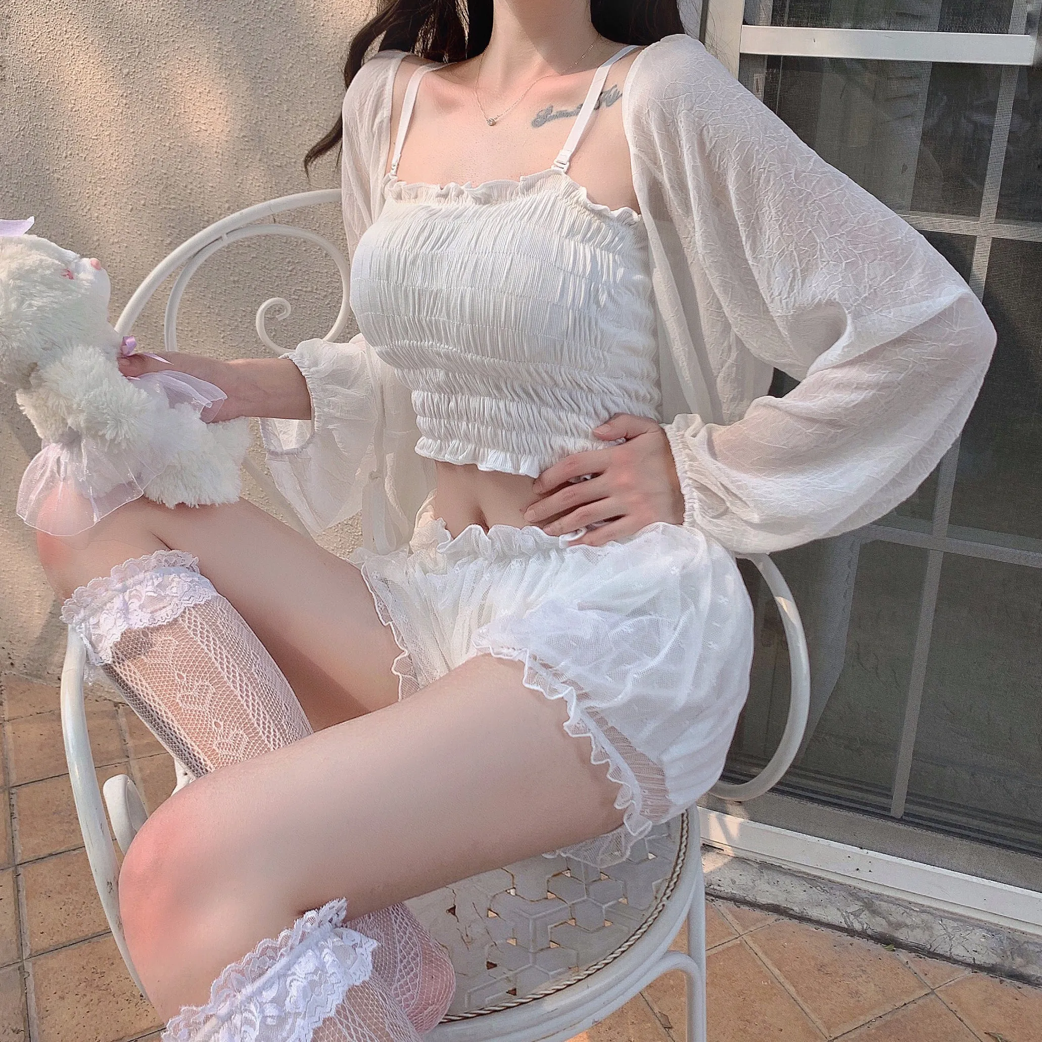 Summer home pajamas set yc22908
