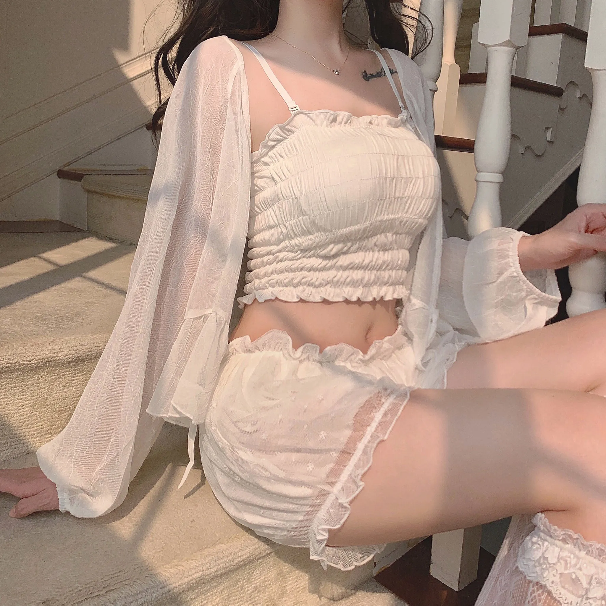 Summer home pajamas set yc22908