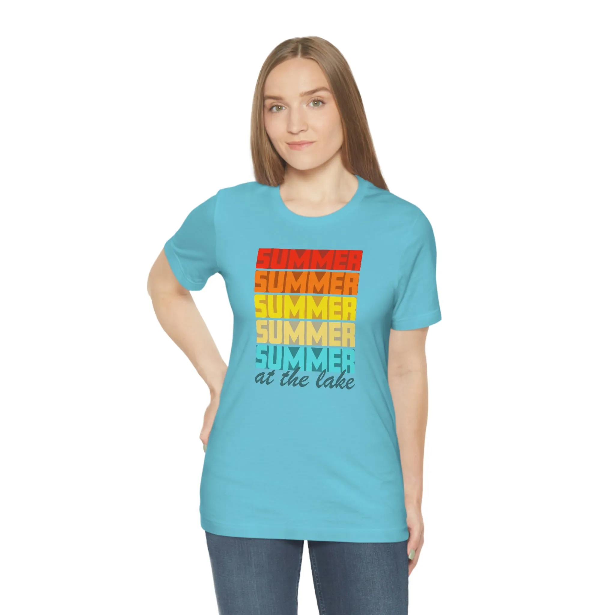 Summer Summer Short Sleeve T-Shirt, At the Lake Tee
