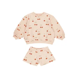 Summer Terry Set | Cherries