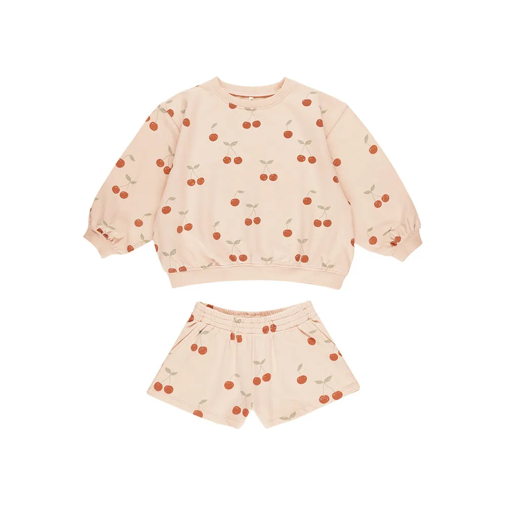 Summer Terry Set | Cherries