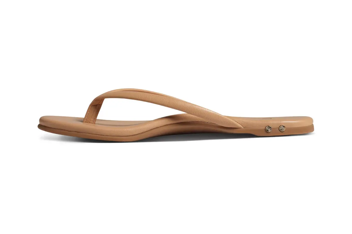 Sunbeam Leather Flip Flop Sandal in Beach